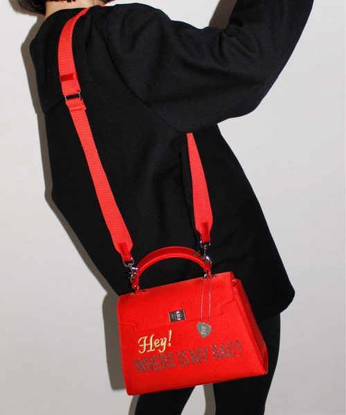 HEY!MrsROSE(ヘイミセスローズ)の「HEY! Mrs ROSE(ヘイ!ミセスローズ)Claim Hand BAG(ハンドバッグ・レディース・ブラック/ブラウン/レッド・FREE)」の17枚目の写真