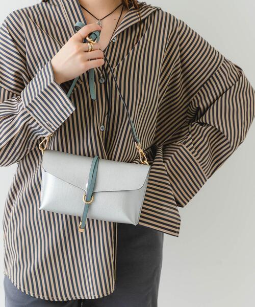 RODE SKO（ロデスコ）の「横型モバイルポシェット（ショルダーバッグ・レディース・ブラウン系その他/シルバー/ブラック・ONE）」の3枚目の写真