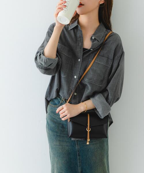 RODE SKO（ロデスコ）の「横型モバイルポシェット（ショルダーバッグ・レディース・ブラウン系その他/シルバー/ブラック・ONE）」の4枚目の写真