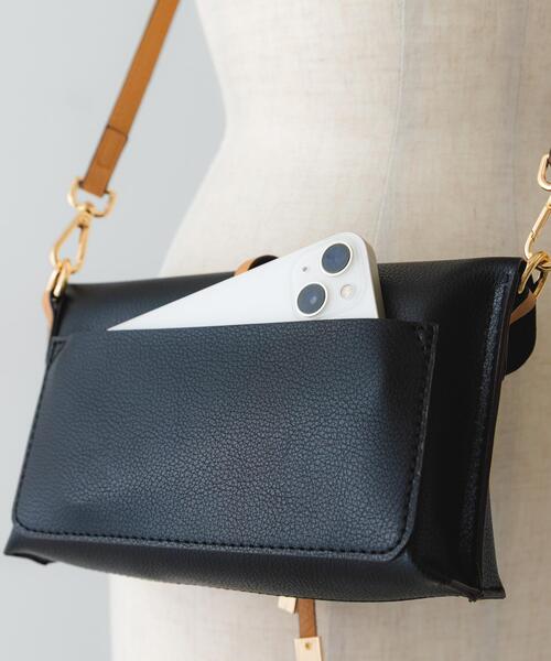 RODE SKO（ロデスコ）の「横型モバイルポシェット（ショルダーバッグ・レディース・ブラウン系その他/シルバー/ブラック・ONE）」の12枚目の写真