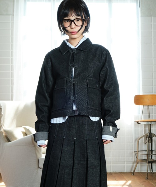 common gull products セットアップ　デニム common gull products. デニムセットアップ 街のデニムジャケット