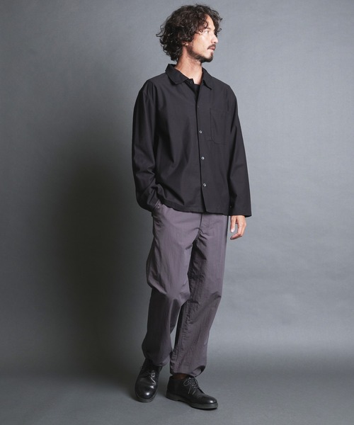 Magine（マージン）の「CTN COMPACT KNIT COMFORT SHIRTS JKT:コットン コンパクトニット コンフォート シャツジャケット（シャツ/ブラウス・メンズ・ブラック/ベージュ/ネイビー/グレー・44/46/48）」の22枚目の写真