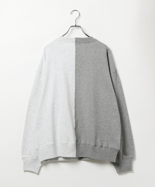 LEPSIM(レプシィム)の「【DISCUS/ディスカス】スキッパープルオーバー 579100(スウェット・レディース・グレー/ブラック/イエロー× ブルー・FREE)」の8枚目の写真