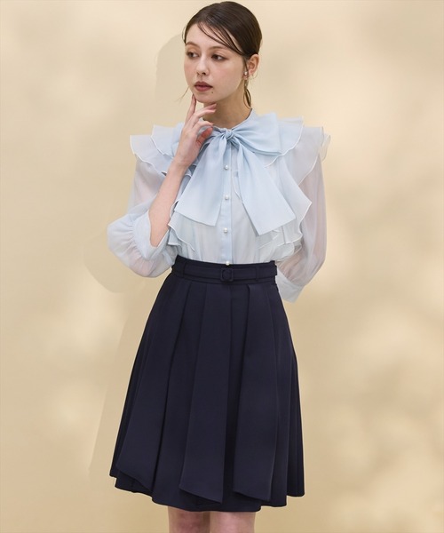 SWINGLE（スウィングル）の「【Revival】エスカルゴスカート（スカート・レディース・ネイビー/レッド/グリーン/ブラック系その他・SMALL/MEDIUM）」の4枚目の写真