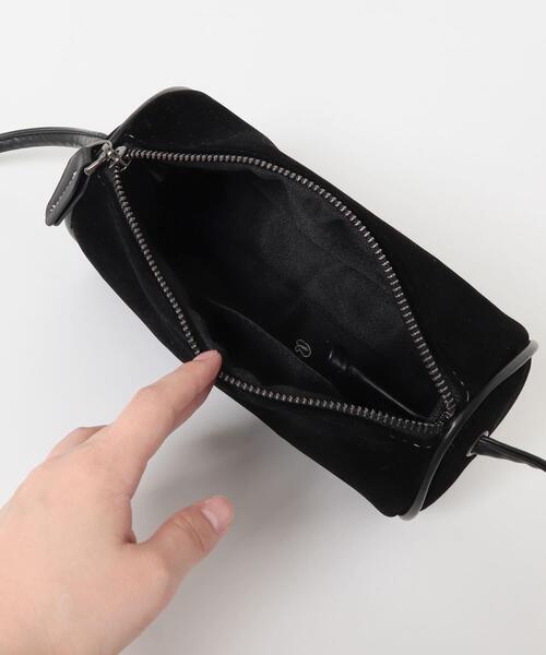 KBF（ケイビーエフ）の「ステッチデザインベロアミニBAG（ショルダーバッグ・レディース・ベージュ/ブラウン/ブラック・ONE）」の13枚目の写真