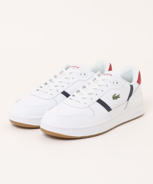 LACOSTE ラコステ T-CLIP SET 224 8 SMA メンズレザースニーカー(Tクリップセット2248SMA)