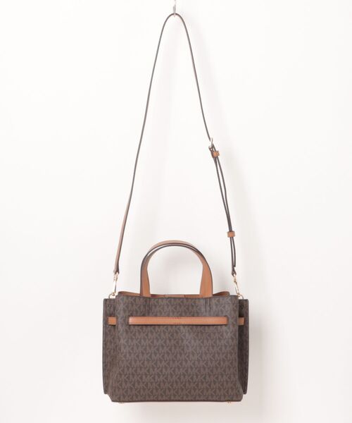 MICHAEL KORS（マイケルコース）の「EMILIA サッチェル スモール - MKシグネチャー（ハンドバッグ・レディース・ブラウン系その他・FREE）」の6枚目の写真