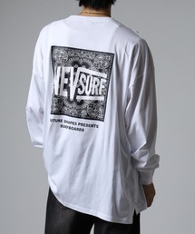 NEVSURF バックプリント ビッグ長袖Tシャツ unisex