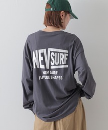 NEVSURF バックプリント ビッグ長袖Tシャツ unisex