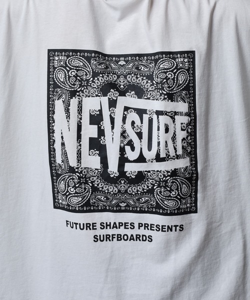 FUNALIVE（ファンアライブ）の「NEVSURF バックプリント ビッグ長袖Tシャツ unisex（Tシャツ/カットソー・メンズ・ブラック系1/ベージュ/チャコール/ネイビー/ブラック/ホワイト系1/オフホワイト/杢グレー・M/L/XL）」の18枚目の写真