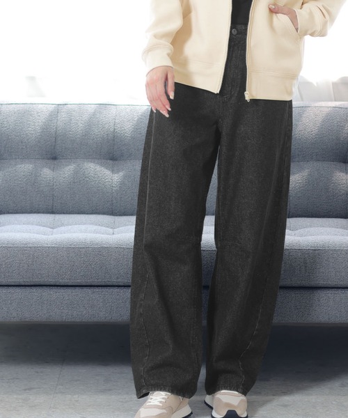 セール】レトロロゴデニム パンツ（デニムパンツ）｜MARY QUANT