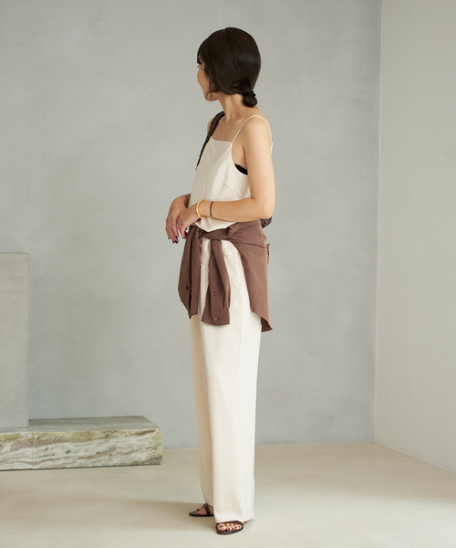 plage（プラージュ）の「《追加》dull satin キャミソール 2（キャミソール・レディース・ブラック/アイボリー・FREE）」の15枚目の写真