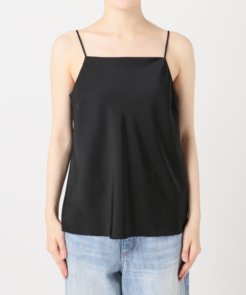 plage（プラージュ）の「《追加》dull satin キャミソール 2（キャミソール・レディース・ブラック/アイボリー・FREE）」の9枚目の写真