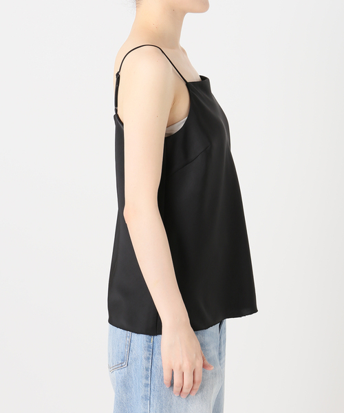 plage（プラージュ）の「《追加》dull satin キャミソール 2（キャミソール・レディース・ブラック/アイボリー・FREE）」の12枚目の写真