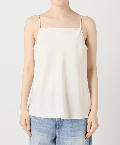 plage（プラージュ）の「《追加》dull satin キャミソール 2（キャミソール・レディース・ブラック/アイボリー・FREE）」の7枚目の写真