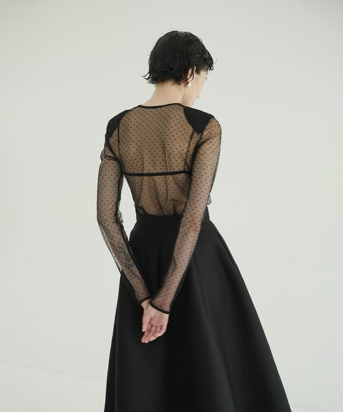 SHEER DRAPE BODYSUITS（その他トップス）｜CLANE（クラネ）の