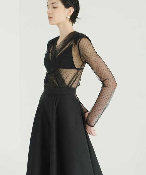 SHEER DRAPE BODYSUITS（その他トップス）｜CLANE（クラネ）の