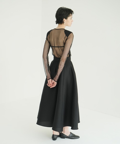 SHEER DRAPE BODYSUITS（その他トップス）｜CLANE（クラネ）の