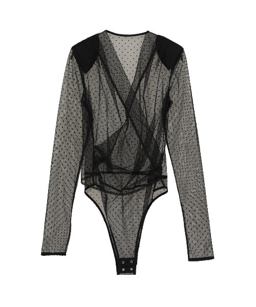 SHEER DRAPE BODYSUITS（その他トップス）｜CLANE（クラネ）の