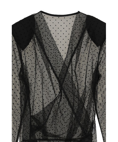 SHEER DRAPE BODYSUITS（その他トップス）｜CLANE（クラネ）の