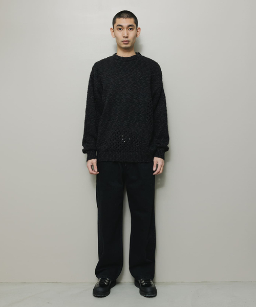 セール】BAL / バル VENTILATION CREWNECK SWEATER（ニット/セーター