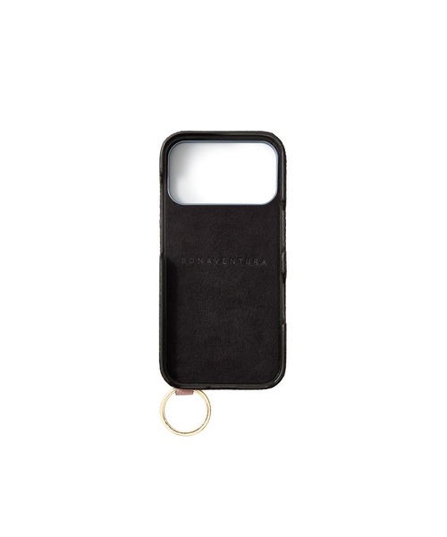 iPhone 17 Pro Max)ハンドル付き バックカバーケース シュリンクレザー