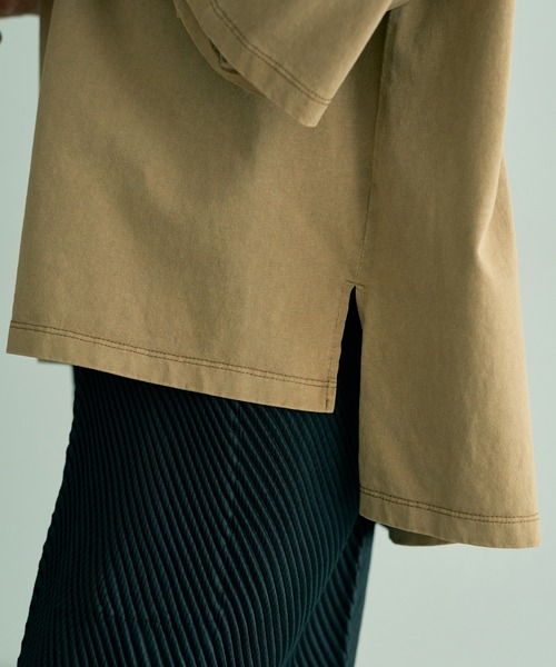 Editt by YECCA VECCA（エディットバイイェッカヴェッカ）の「ヴィンテージ風箔プリントロゴTee（Tシャツ/カットソー・レディース・ダークベージュ/グレー・FREE）」の9枚目の写真