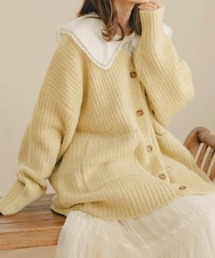 amr.（アムレ）の「メランジオーバーサイズカーディガン（カーディガン/ボレロ）」