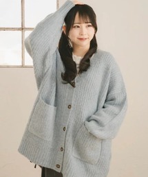 amr.（アムレ）の「メランジオーバーサイズカーディガン（カーディガン/ボレロ）」