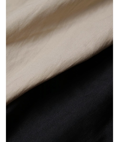 Brown&Street(ブラウンアンドストリート)の「Vネックボリュームスリーブトップス(シャツ/ブラウス・レディース・ベージュ/ブラック・FREE)」の10枚目の写真
