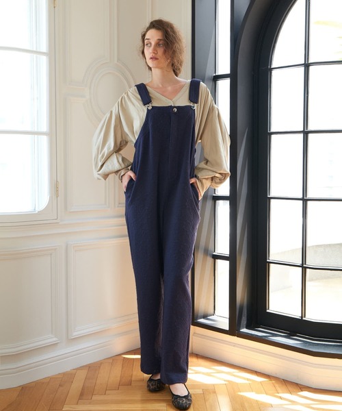 Brown&Street(ブラウンアンドストリート)の「Vネックボリュームスリーブトップス(シャツ/ブラウス・レディース・ベージュ/ブラック・FREE)」の21枚目の写真