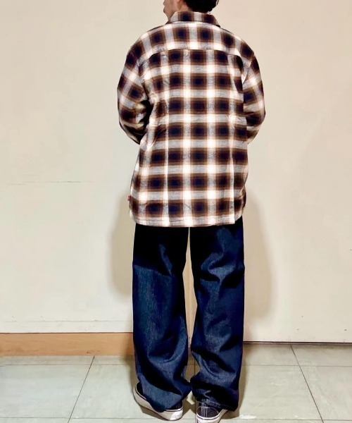 EDWIN（エドウィン）の「【EDWIN】ワイドストレートパンツ (ワイドストレート/ルーズシルエット/90年代バギー/ヘビーウェイト/コットン100%/デニムパンツ/ジーンズ/ヴィンテージ感/経年変化)（デニムパンツ・メンズ・ダークインディゴブルー・S/M/XS/L）」の15枚目の写真