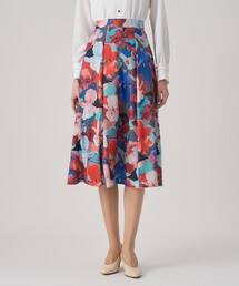 ANAYI（アナイ）の「アートフラワータックフレア スカート（スカート）」