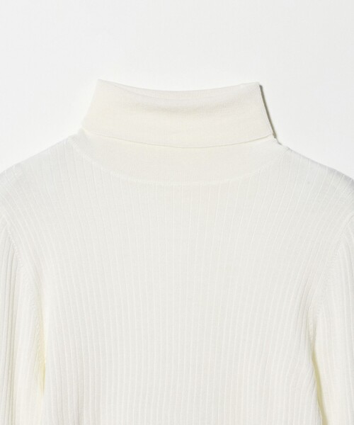 UNITED ARROWS（ユナイテッドアローズ）の「リブ タートルネック ニット（ニット/セーター・レディース・ナチュラル/グレー系/ライトピンク/ブラック/ホワイト/ピンク・FREE）」の7枚目の写真