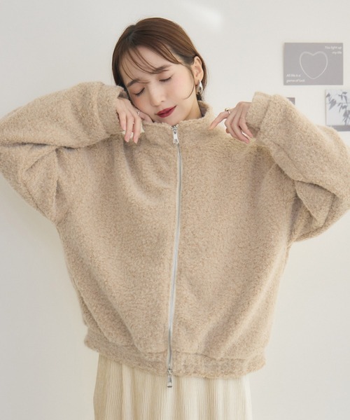 セール】【RU.TI.LE】カットボアジップブルゾン（ブルゾン）｜RU.TI.LE