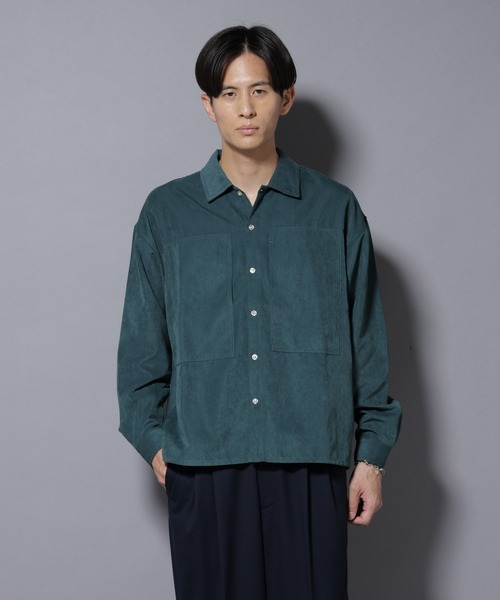 セール】NORMANBROS別注ワイドポケット ピーチ起毛シャツ(セットアップ