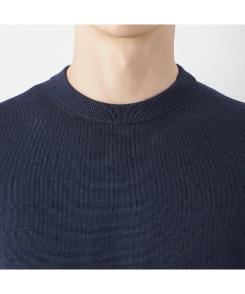 SUIT SELECT（スーツセレクト）の「【おうちで洗える】【RBC】BIZ KNIT クルーネック（ニット/セーター・メンズ・ブラック/グレー/ネイビー・SMALL/MEDIUM/LARGE/X-LARGE）」の16枚目の写真