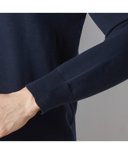 SUIT SELECT（スーツセレクト）の「【おうちで洗える】【RBC】BIZ KNIT クルーネック（ニット/セーター・メンズ・ブラック/グレー/ネイビー・SMALL/MEDIUM/LARGE/X-LARGE）」の17枚目の写真