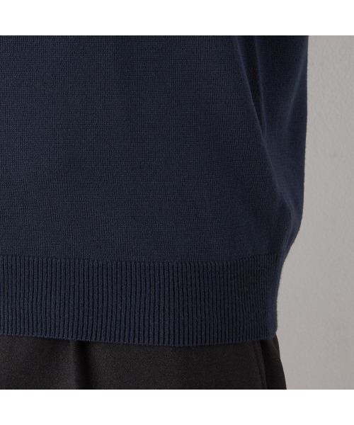 SUIT SELECT（スーツセレクト）の「【おうちで洗える】【RBC】BIZ KNIT クルーネック（ニット/セーター・メンズ・ブラック/グレー/ネイビー・SMALL/MEDIUM/LARGE/X-LARGE）」の19枚目の写真