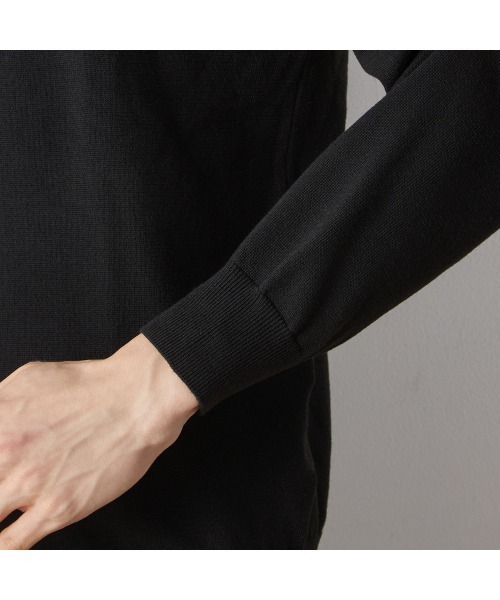 SUIT SELECT（スーツセレクト）の「【おうちで洗える】【RBC】BIZ KNIT クルーネック（ニット/セーター・メンズ・ブラック/グレー/ネイビー・SMALL/MEDIUM/LARGE/X-LARGE）」の6枚目の写真
