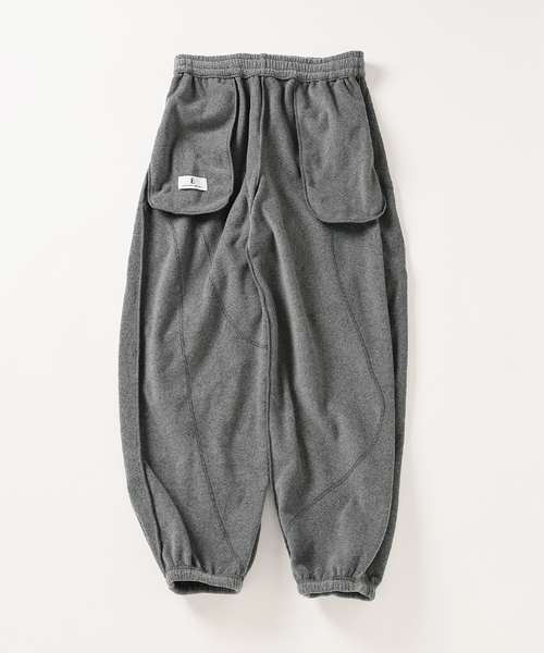 EDIFICE（エディフィス）の「E.TanC(タンク) POLARTEC SWEAT SEAMED パンツ（スウェットパンツ・メンズ・チャコールグレー/カーキ・FREE）」の10枚目の写真