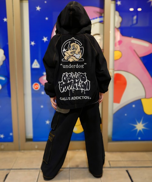 GALFY（ガルフィー）の「【別注】GA×GALFY-安定の別注デニムフードジャケット（その他アウター・メンズ・ブラック/インディゴブルー/ブラウン・XL/L）」の11枚目の写真