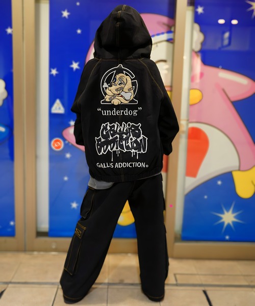 GALFY（ガルフィー）の「【別注】GA×GALFY-安定の別注デニムフードジャケット（その他アウター・メンズ・ブラック/インディゴブルー/ブラウン・XL/L）」の12枚目の写真