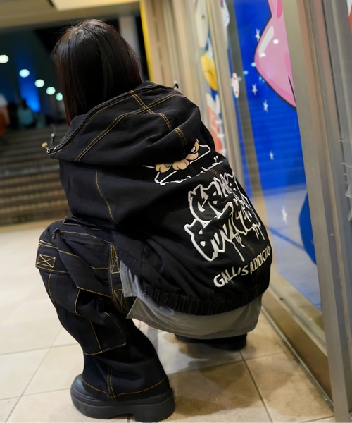 GALFY（ガルフィー）の「【別注】GA×GALFY-安定の別注デニムフードジャケット（その他アウター・メンズ・ブラック/インディゴブルー/ブラウン・XL/L）」の15枚目の写真