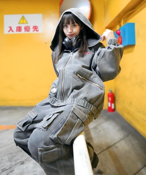 GALFY（ガルフィー）の「【別注】GA×GALFY-安定の別注デニムフードジャケット（その他アウター・メンズ・ブラック/インディゴブルー/ブラウン・XL/L）」の20枚目の写真