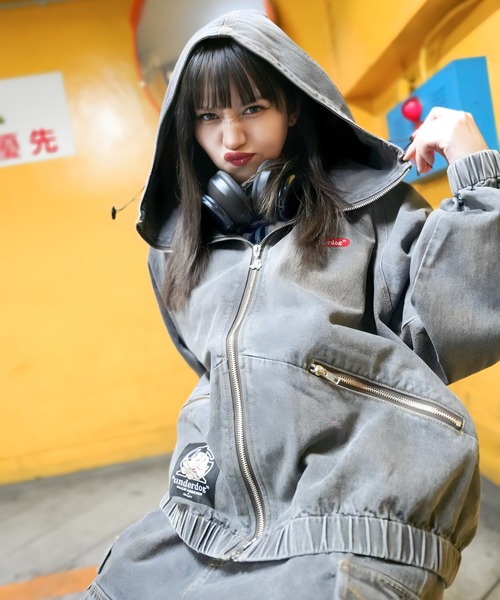 GALFY（ガルフィー）の「【別注】GA×GALFY-安定の別注デニムフードジャケット（その他アウター・メンズ・ブラック/インディゴブルー/ブラウン・XL/L）」の22枚目の写真