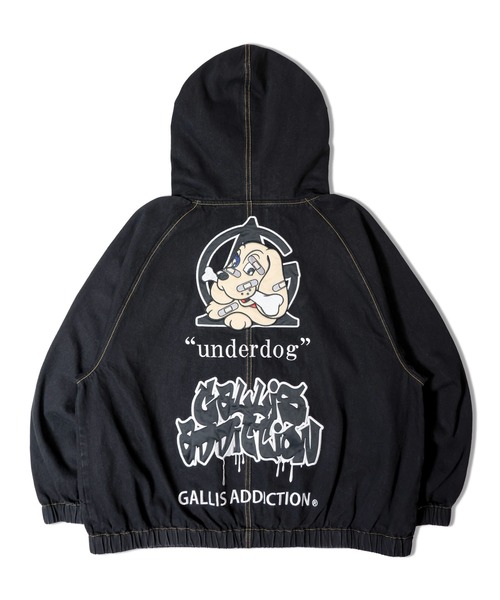 GA×GALFY-安定の別注デニムフードジャケット（その他アウター）｜GALFY