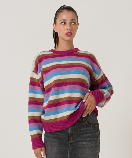 STELLA McCARTNEY / ステラマッカートニー | Vネックロングニット | 40 | ネイビー | レディース STELLA McCARTNEY / ステラマッカートニー | Vネックロングニット | 40