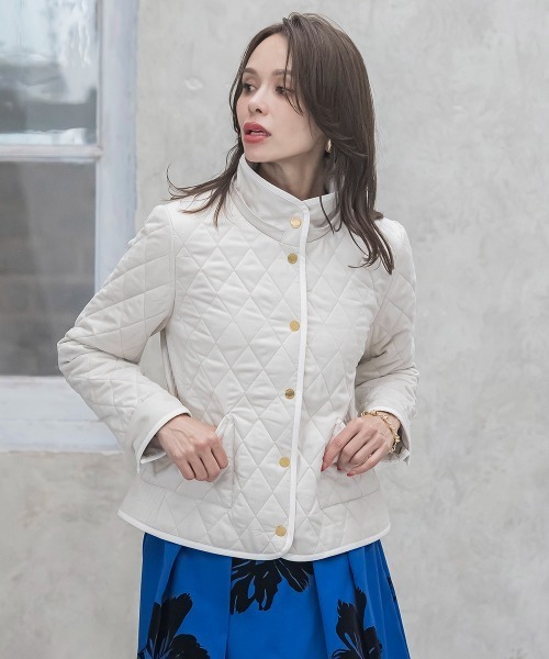 スエード調キルティングジャケット（その他アウター）｜Viaggio Blu