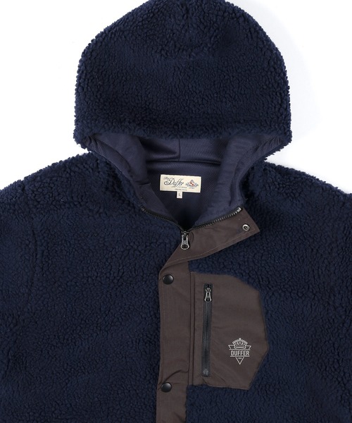 BOA FLEECE HOODIE：ボアフリースパーカー ライトアウター（その他